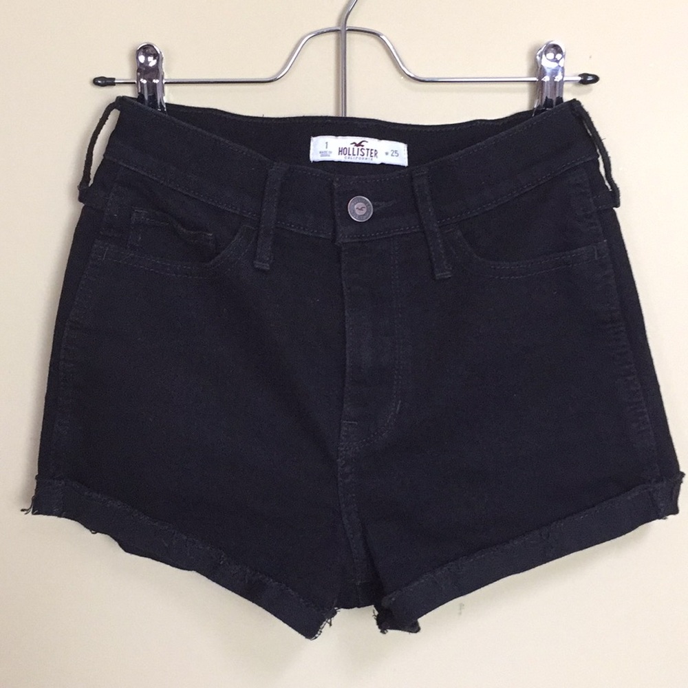 Hollister Co. Black High Waisted Shorts